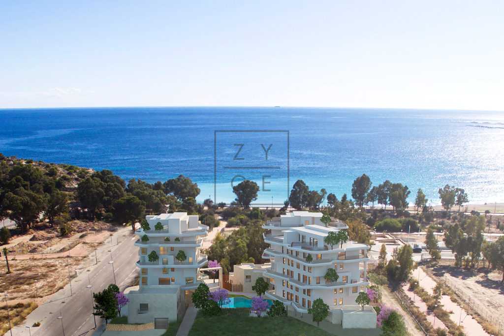 Villajoyosa beach apartment with sea view for sale 