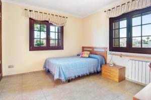 The bedroom area inside the luxury villa for sale in Aguas Nuevas Torrevieja Spain